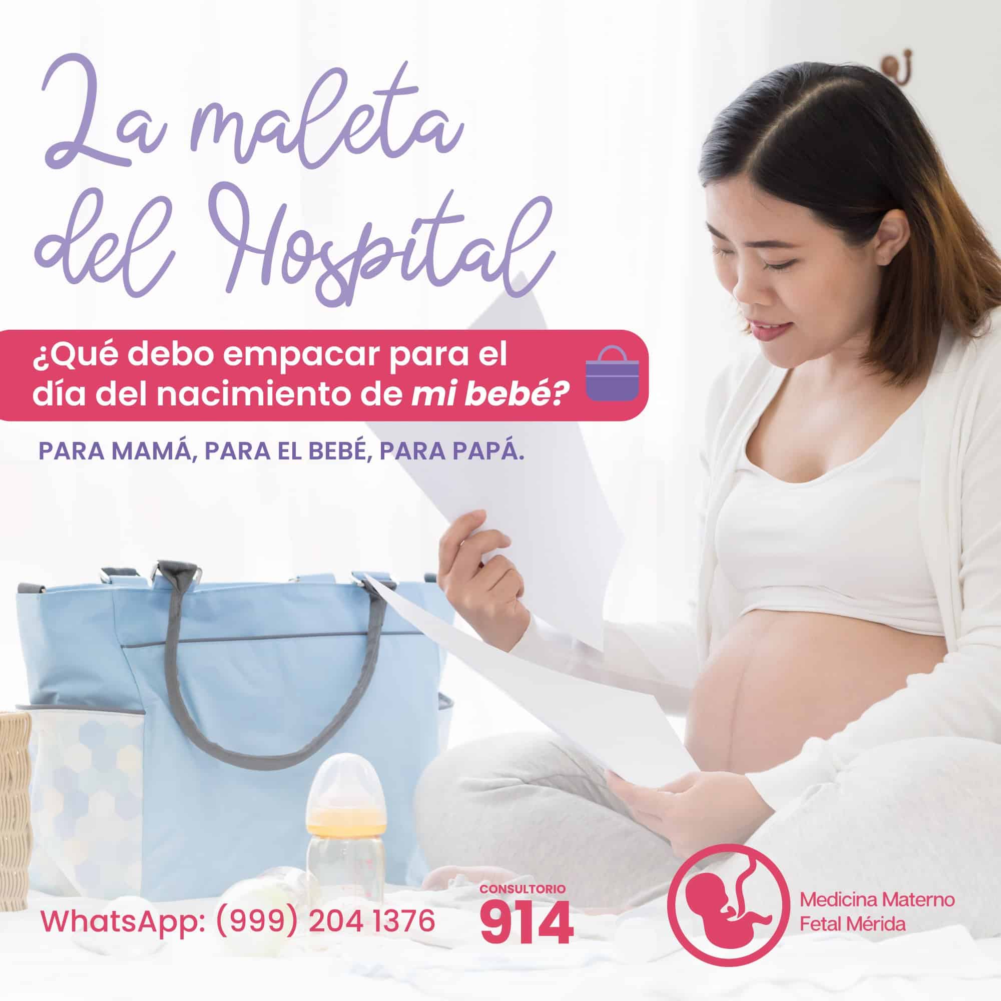 Maleta de Hospital 🏥 para PARTO (Mamá y Bebé) ESENCIALES 